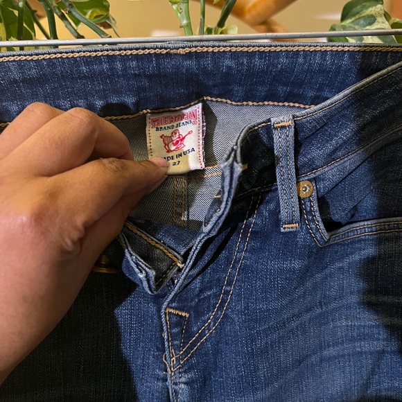 Medium Blue True Religion Low Rise Becky Bootcut jeans - Picture 5 of 11